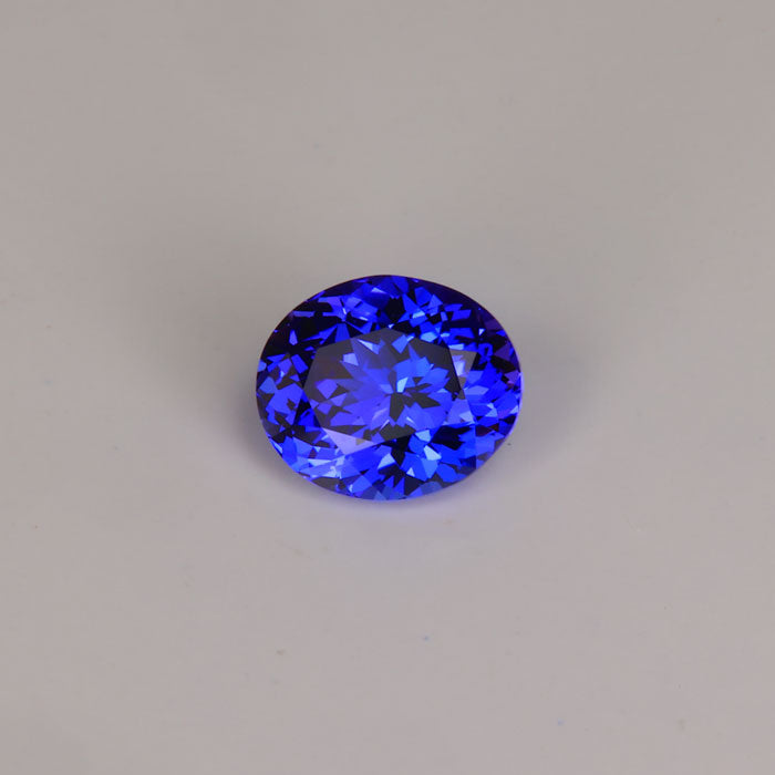 oval cut tanzanite gemstone