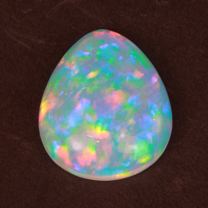 crystal opal gemstone pear shape