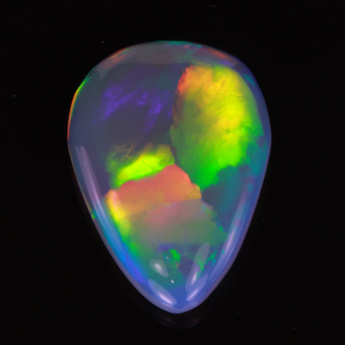 colorful bright top crystal opal gemstone