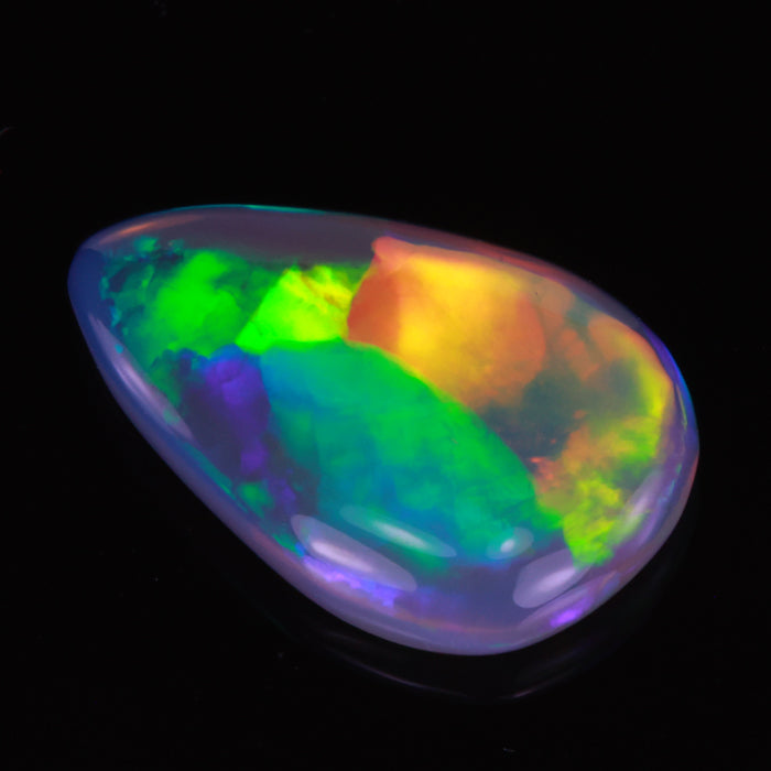 beautiful top crystal opal gemstone pear shape