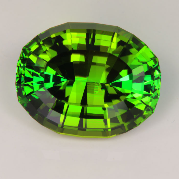 Big Yellow Blue Green Tourmaline Gemstone from Nigeria