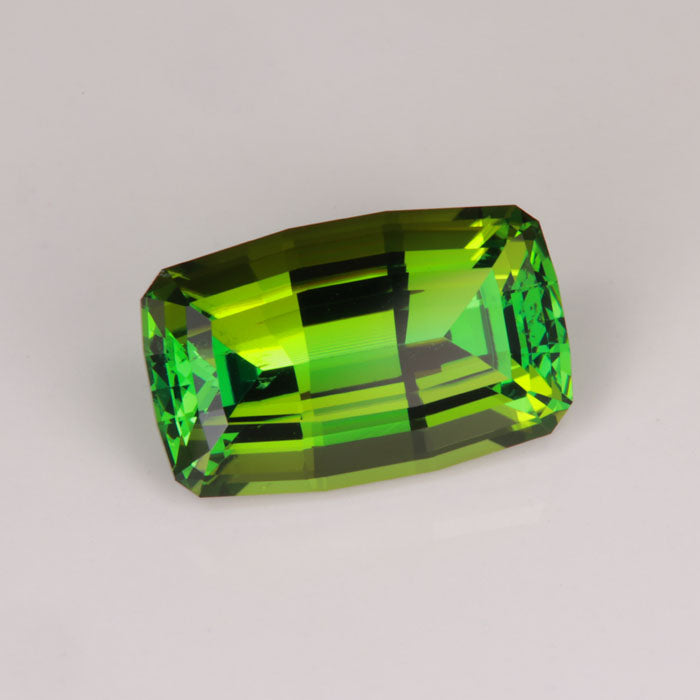 blue green antique cushion tourmaline gemstone