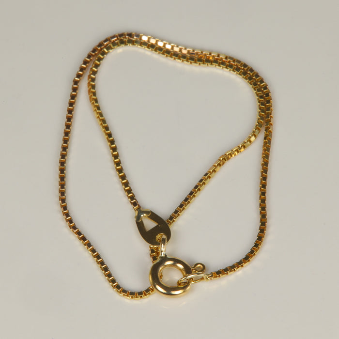 estate bracelet yellow gold with box links