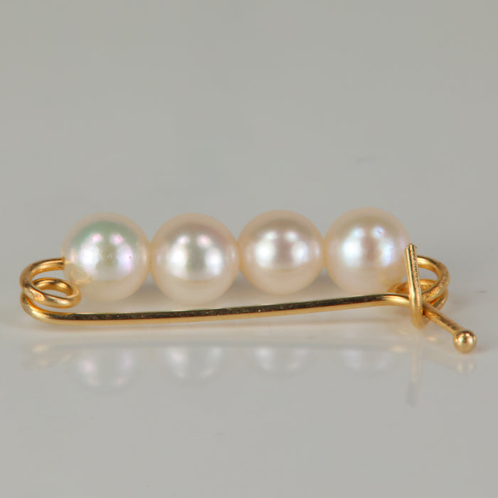 vintage gold pearl shortener