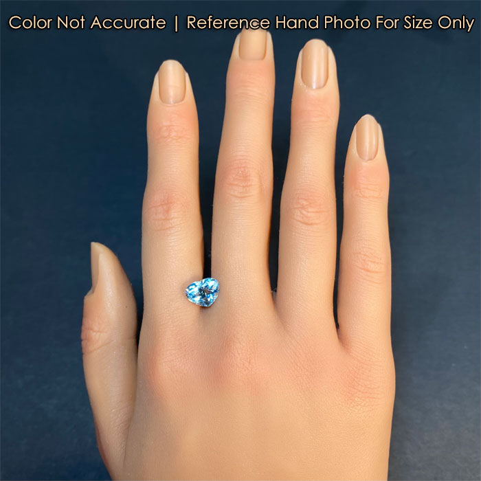 heart shape aquamarine gemstone