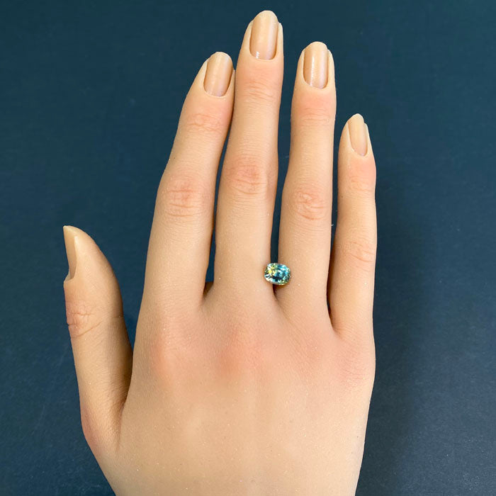 bicolor sapphire gemstone