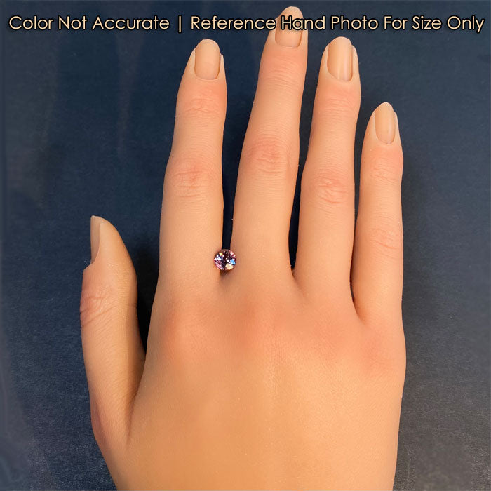sapphire color change rare gemstone on hand