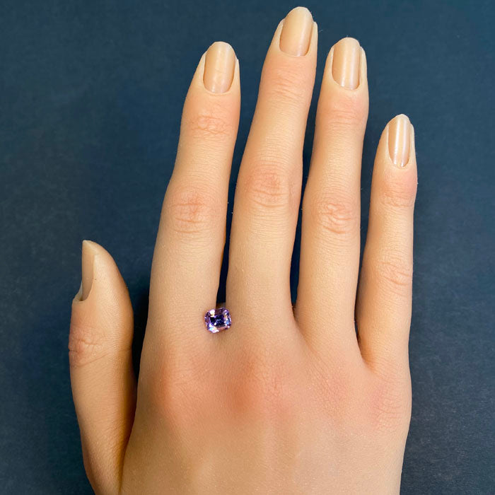 pink fancy tanzanite gem