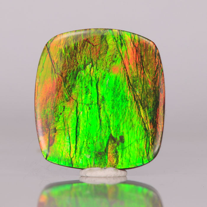green yellow orange ammolite freeform
