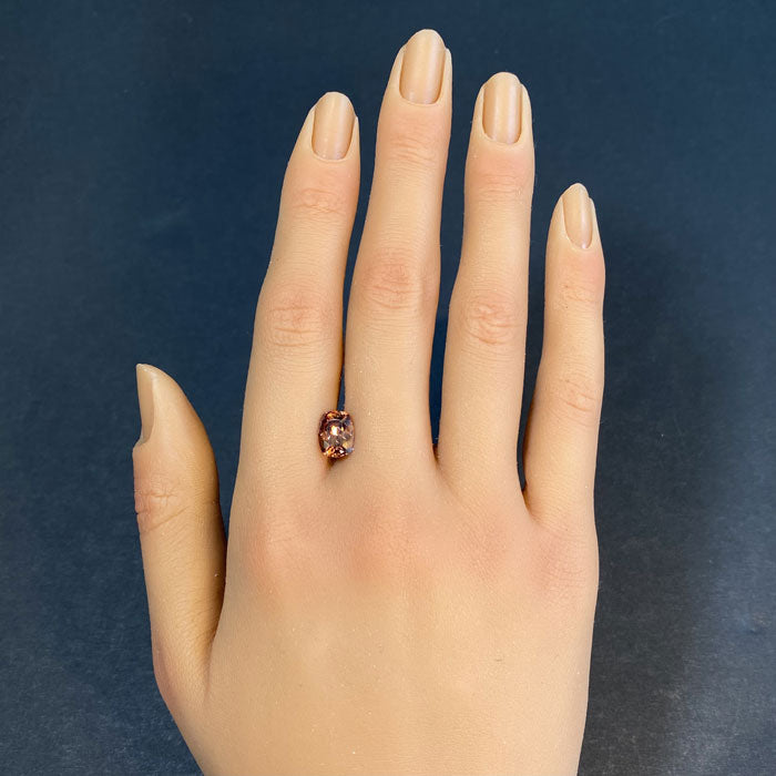 antique cushionimperial zircon gem