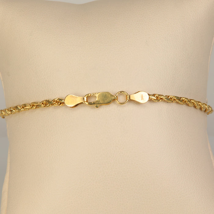 lobster clasp rope link bracelet anklet