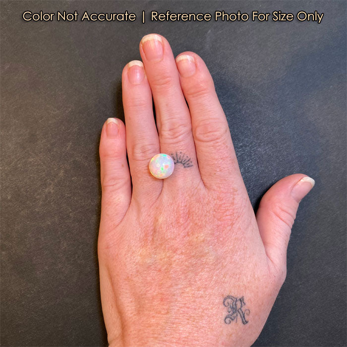 round sphere opal