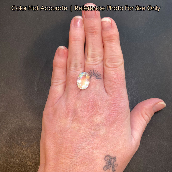 rainbow color moonstone size