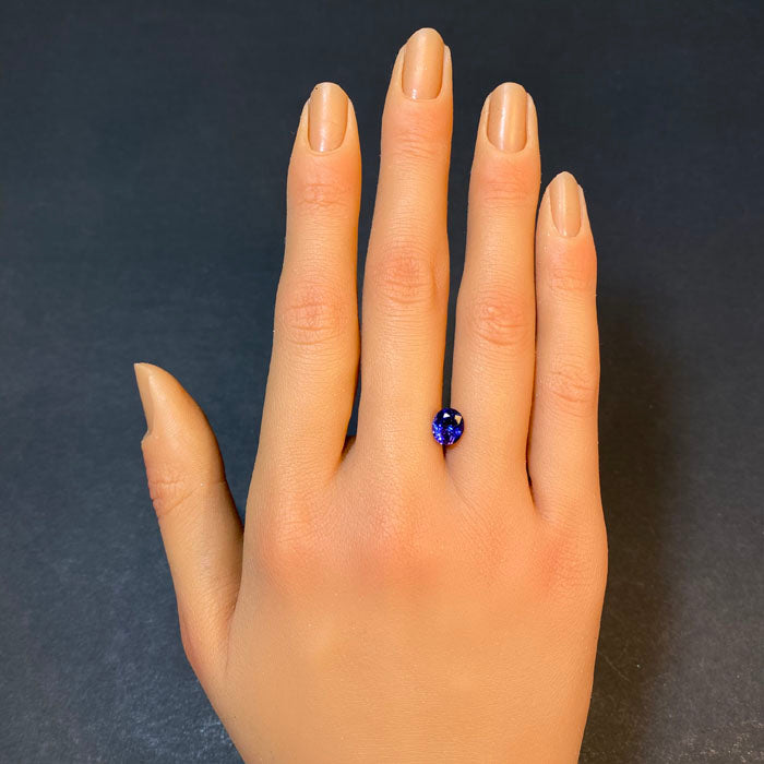 tanzanite oval cut