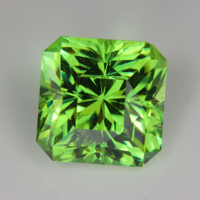 square portuguese peridot from pakistan green color