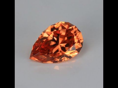 HIDDEN GEM Pear Shape Brilliant Cut Zircon 3.79 Carats