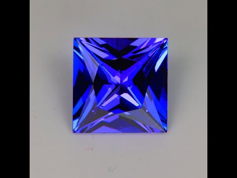 Loose Tanzanite Princess Cut gemstones