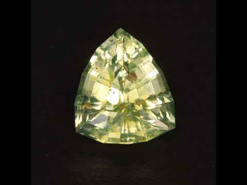 Rare Daylight Fluorescent Step Shield Cut Hyalite Opal 2.56 Carats