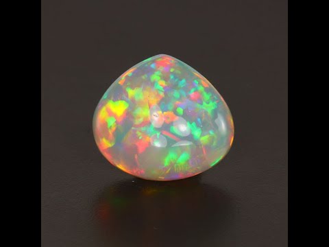 Pear Shape Cabochon Opal 20.32 Carats (Hidden Gem)