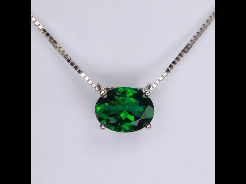 Oval Chrome Tourmaline Solitaire 1.88ct