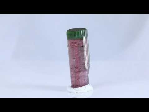 28.87ct Raw Bi-Color Tourmaline Crystal Specimen