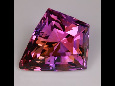 16.87ct Stepped Kite Shape Natural Ametrine