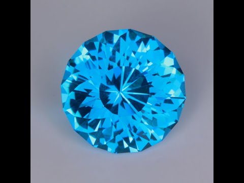 Modified Portuguese Brilliant Swiss Blue Topaz 13.69 Carats
