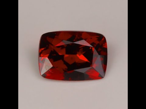 Antique Cushion Cut Chrome Pyrope Garnet 1.41 Carats