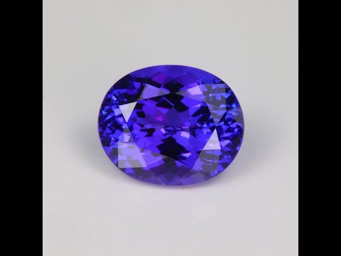Oval Cut Tanzanite 5.90 Carats FOR DV
