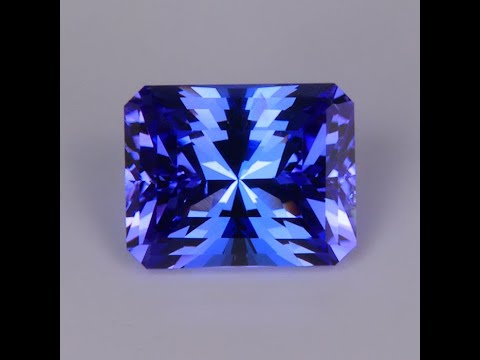 Natural Color Brilliant Style Emerald Cut Tanzanite 1.84 Carats