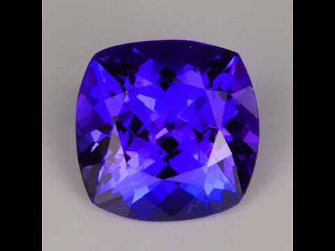 5.89ct Cushion Tanzanite Gemstone ON HOLD PF
