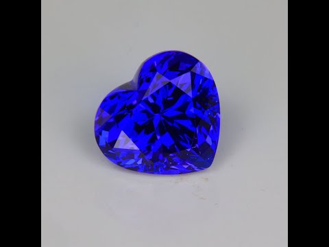 Heart Shape Brilliant Cut Tanzanite 5.80 Carats
