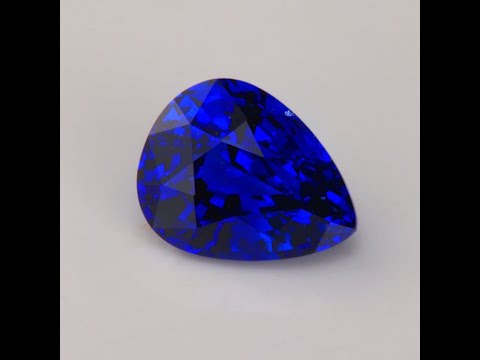 Pear Shape Brilliant Cut Sapphire 1.96 Carats