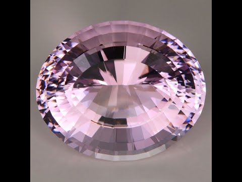 Oval Pink Quartz Gemstone 39.62ct