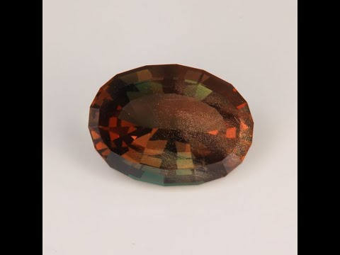 Stepped Oval Cut Sunstone 10.05 Carats