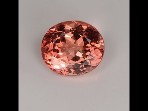 Tourmaline Peach Oval 5.18 Carats