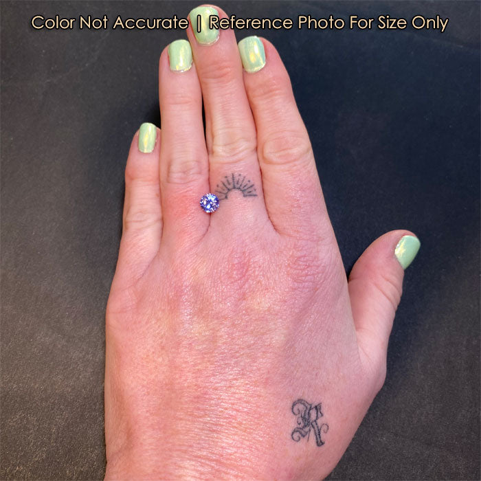 lavender color sapphire gemstone size