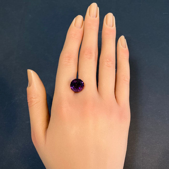 amethyst gemstone round portuguese