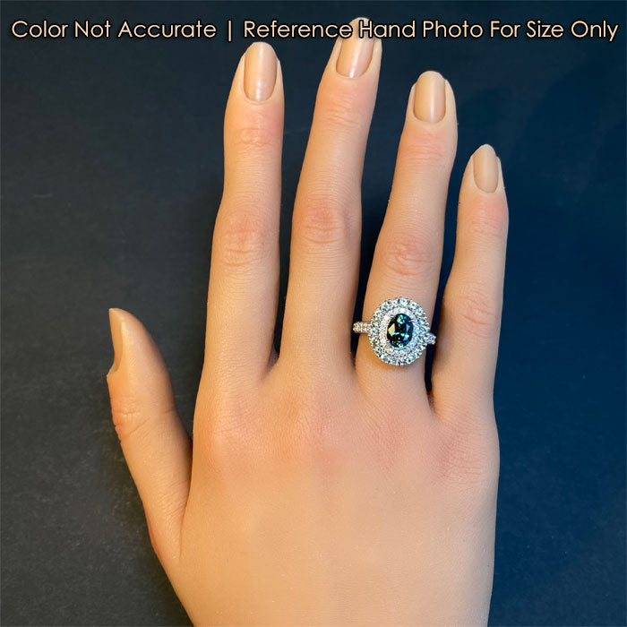 sapphire diamond demantoid ring