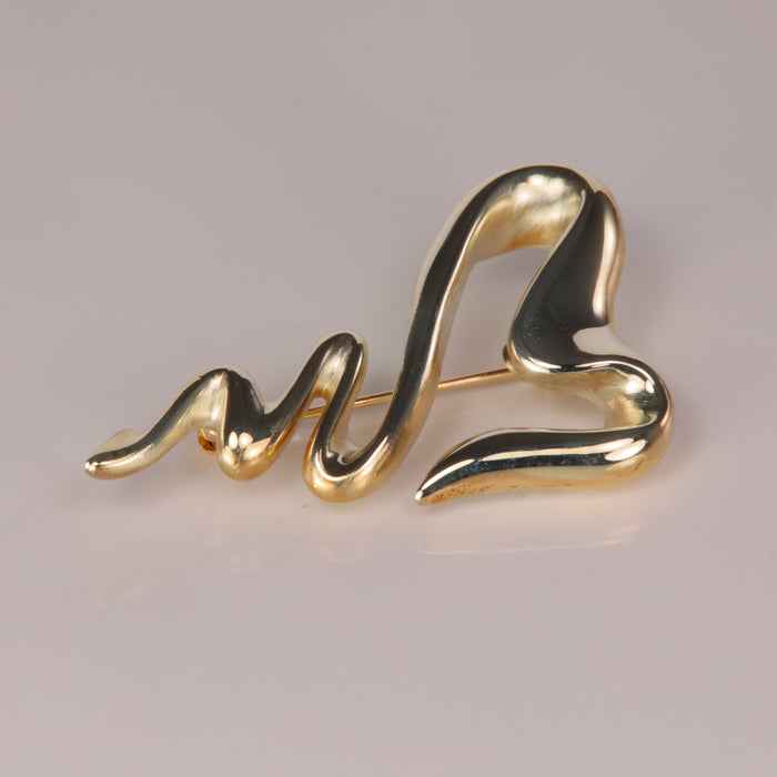 estate heart pin scribble pin