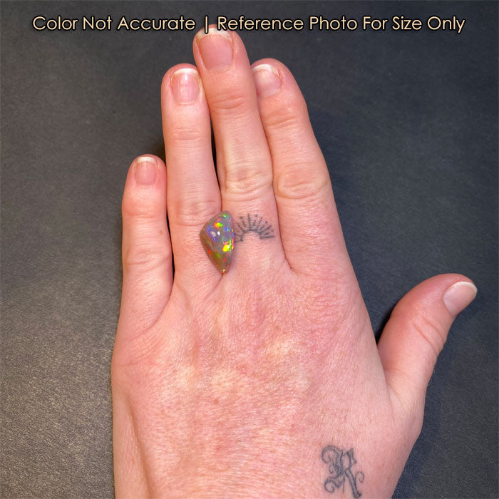rainbow color black body opal