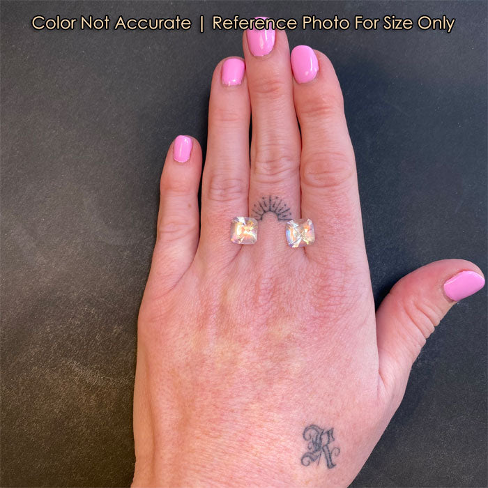 square cushion moonstones size