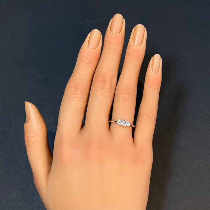 white gold diamond ring