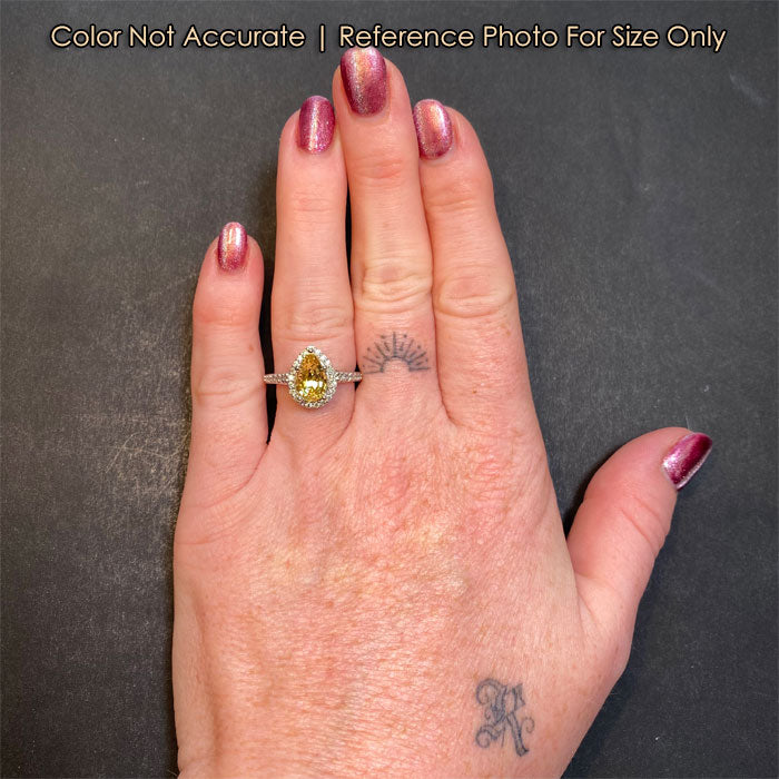 sapphire ring size to hand