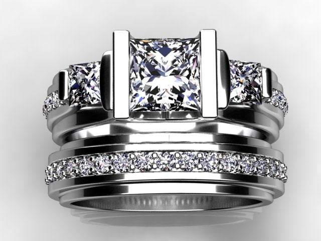 Custom Designed Engagement Ring by Christopher Michael