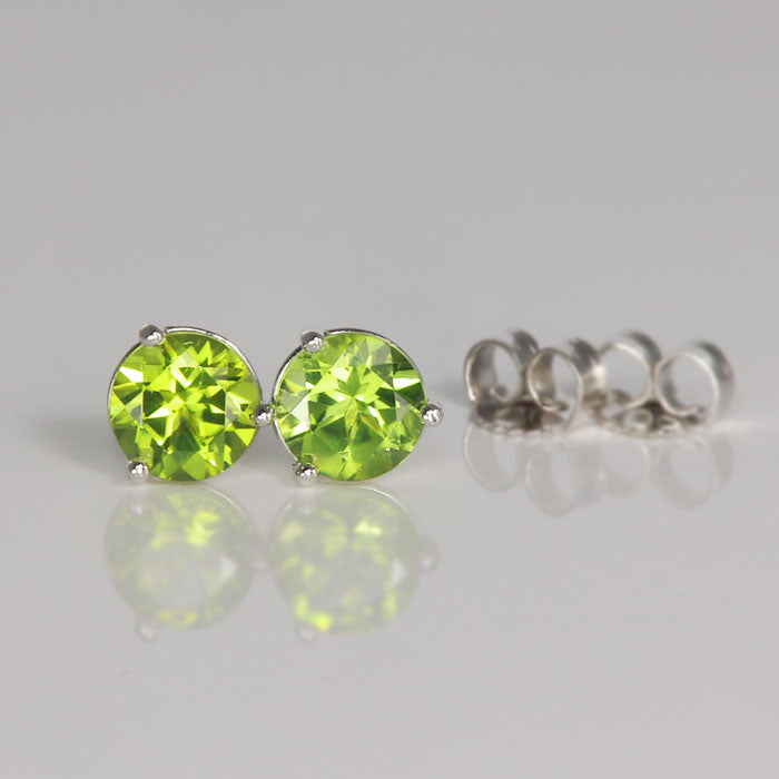 Peridot Stud Earrings