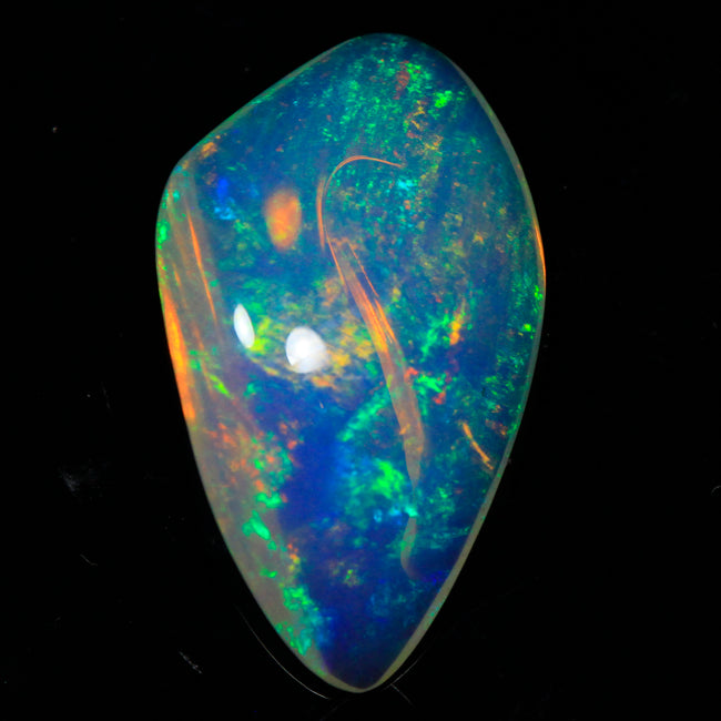 Vivid Color Freeform Cabochon Welo Opal Gemstone 13.96 Carats