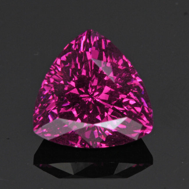 Pink/Red Trilliant Cut Umbalite Garnet Gemstone 4.74 Carats
