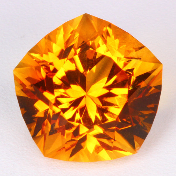 Gem Madiera Citrine Pentagonal Barion Style Weighs 9.31 Carats
