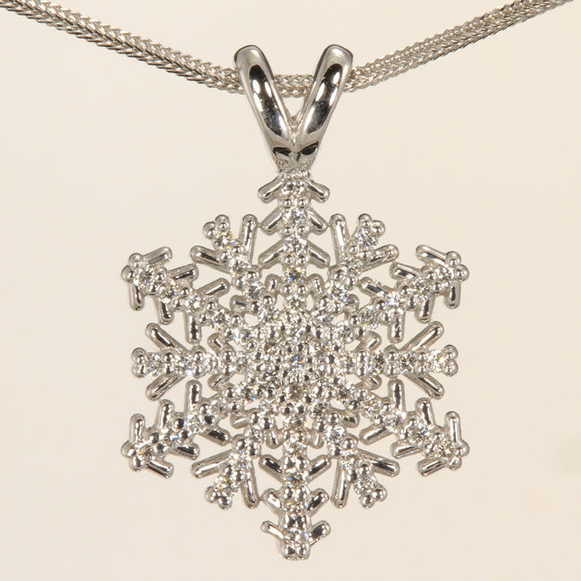 Christopher Michael Custom Diamond Snowflake Pendant Limited Edition